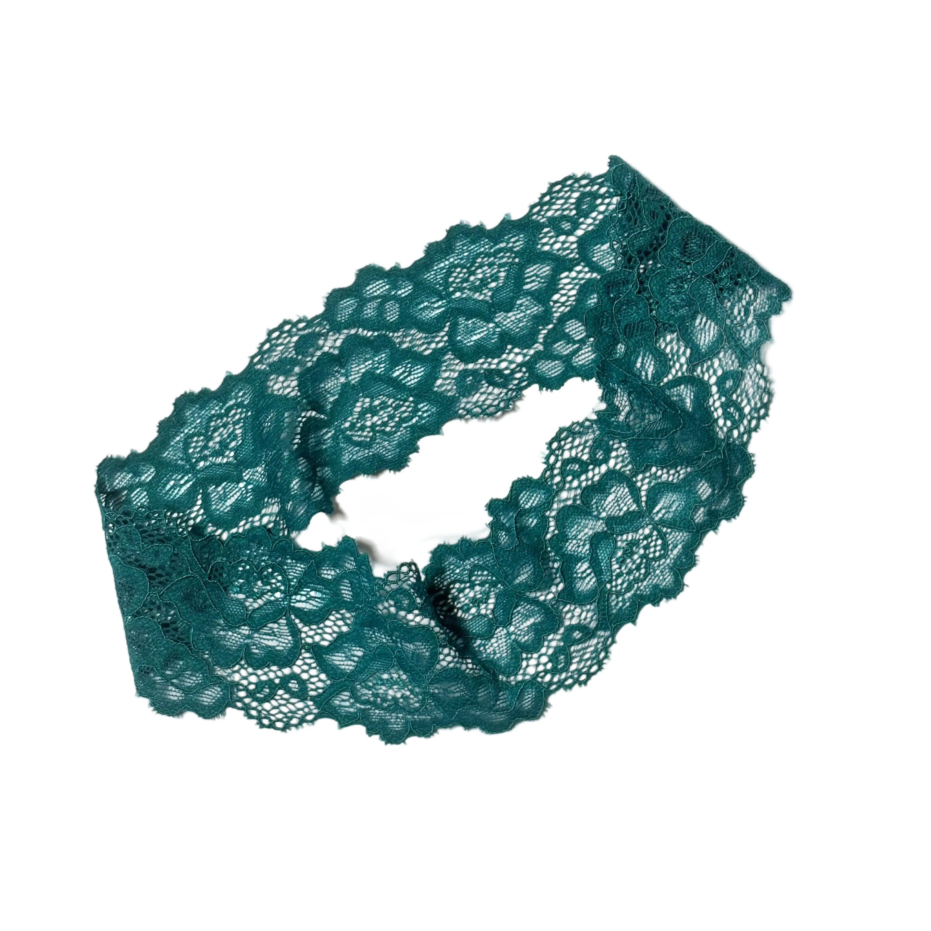 Bandeau Dentelle Émeraude