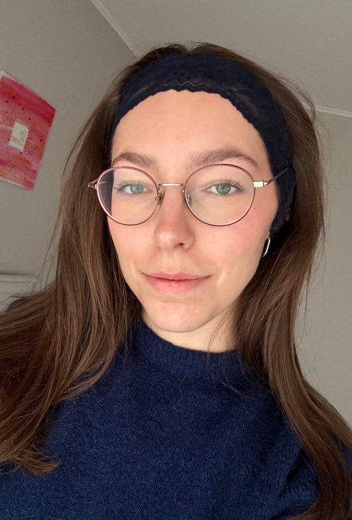 Bandeau Dentelle Bleu