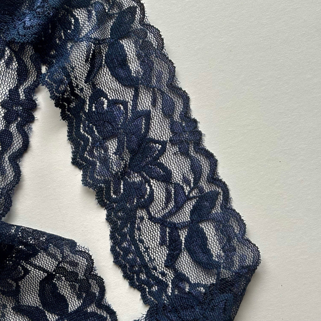 Bandeau Dentelle Bleu
