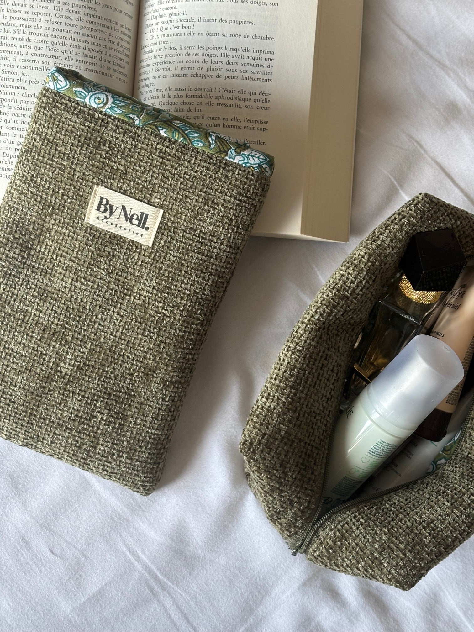 Pochette à livre Olive personnalisée